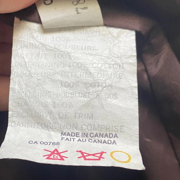 Vintage Surrey Classics Canada Mohair scarf A line trench jacket coat  Sz M/ L - Picture 13 of 17